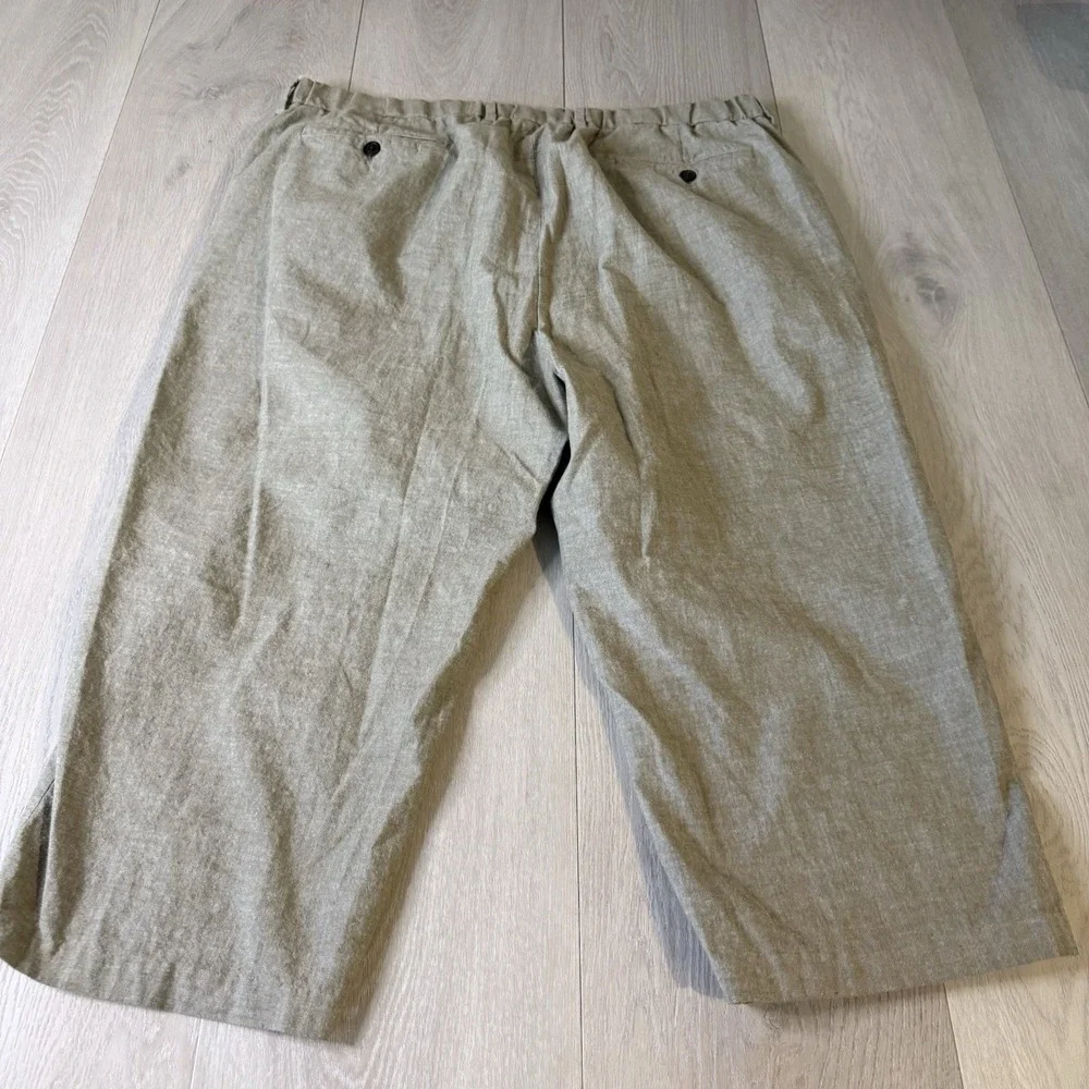 Todd Snyder Cropped Pants Drawstring Trousers Modern Chino Size XXL Green